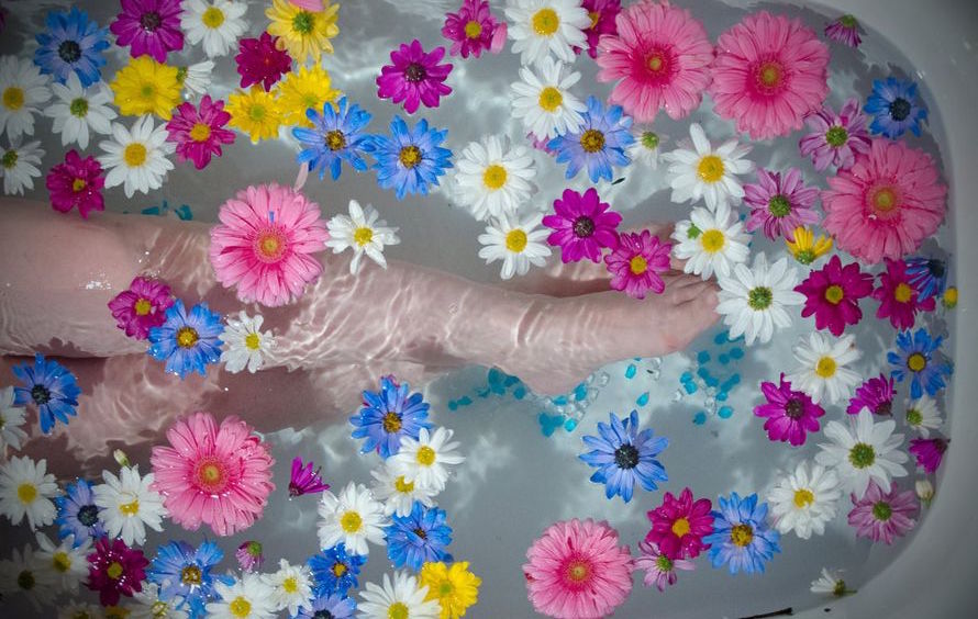 flower bath